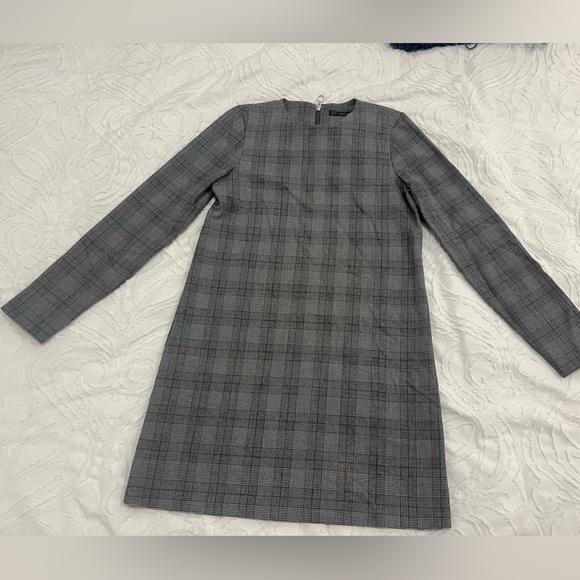Glen plaid mini dress - Picture 1 of 4